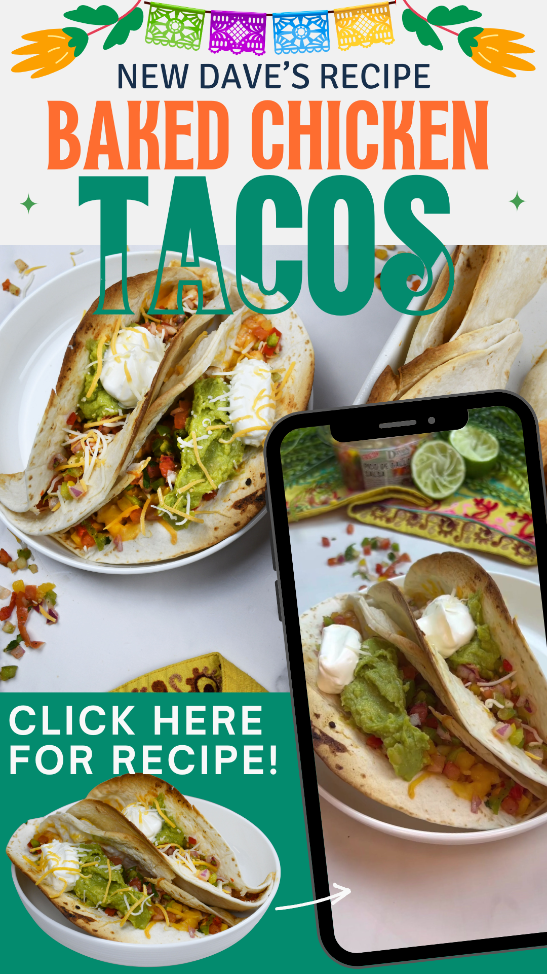 Baked Chicken Tacos Recipe
